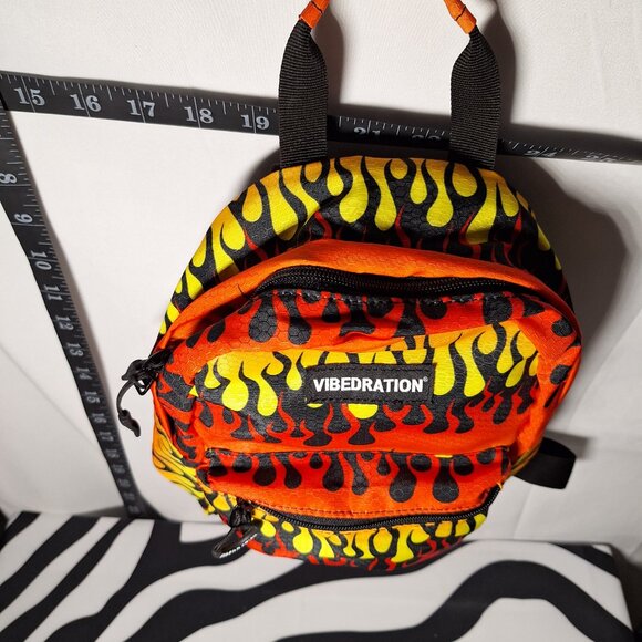 Vibedration Hydration Backpack w/o bladder - Small - Flames - Used